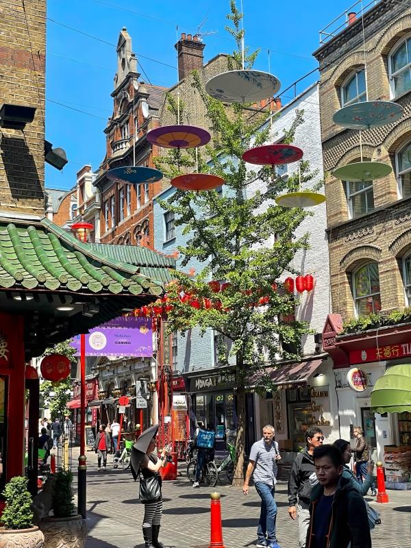 Chinatown Čínská čtvrť Londýn